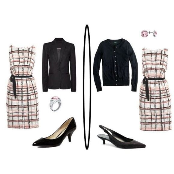 NWT's $975 Max Mara Women's Dot Pattern Shift Dress Size 10 - Picture 2 of 10